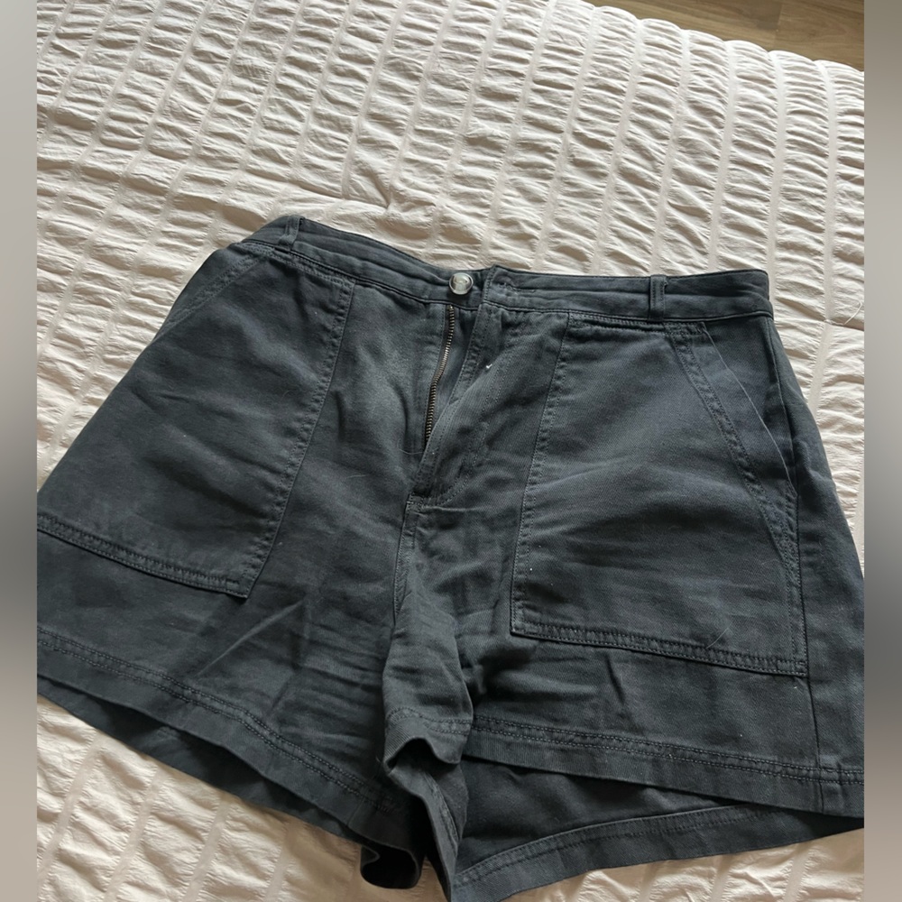 Target Women's High Waist Shorts - Dark Gray